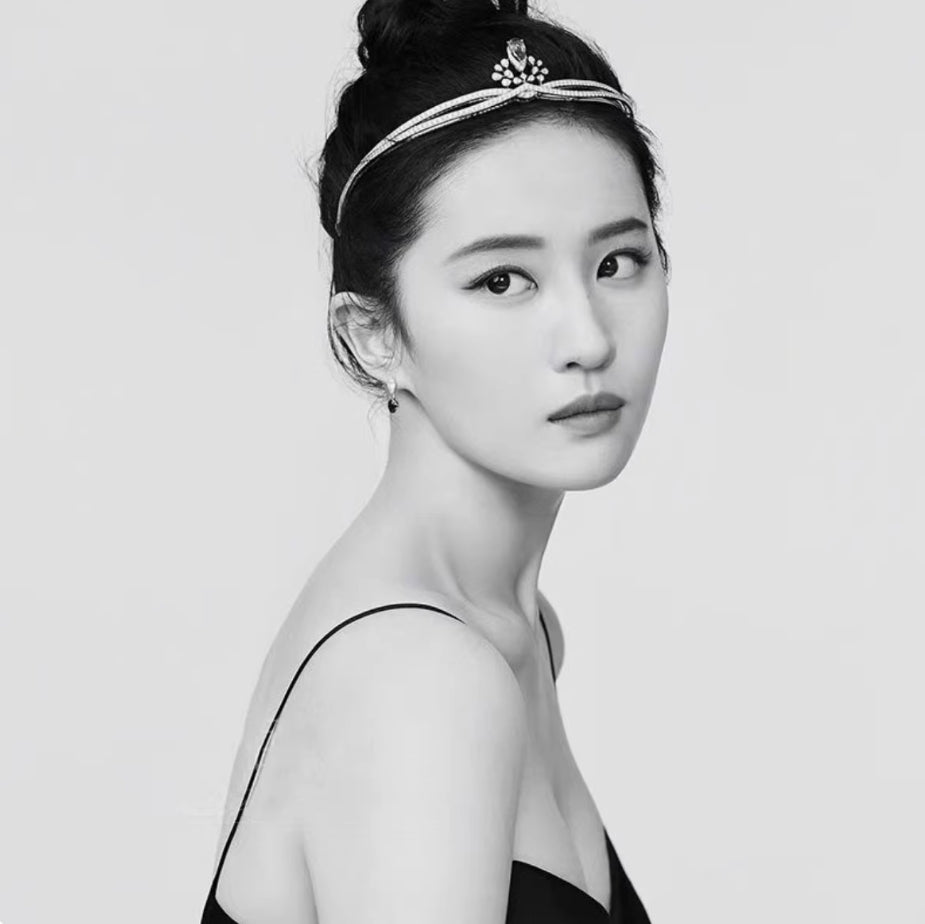 Sparkly Rhinestone Tiara - Liu Yifei Inspired Celebrity Style, Perfect Bridal Wedding Crown & Birthday Hair Accessory