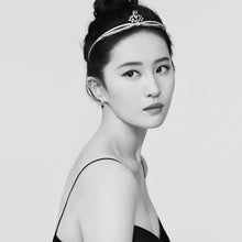 Load image into Gallery viewer, Sparkly Rhinestone Tiara - Liu Yifei Inspired Celebrity Style, Perfect Bridal Wedding Crown &amp; Birthday Hair Accessory