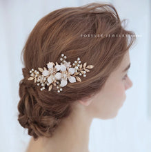 Load image into Gallery viewer, New Arrival: Ethereal Princess Bridal Tiara – Sweet Ribbon Headband &amp; Golden Hair Band for Wedding &amp; Korean Style Hairstyles